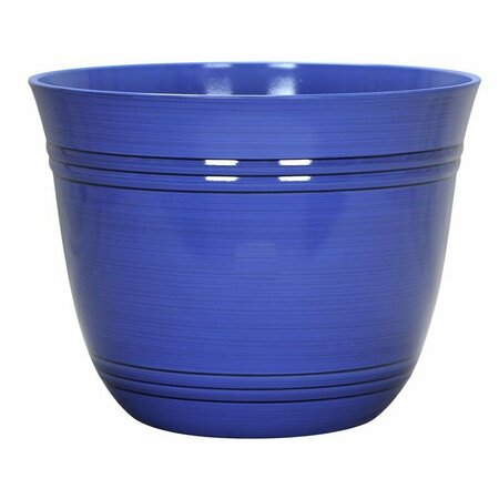 L&G SOLUTIONS 11 in. H X 14.5 in. D Polyresin Galileo Planter Cobalt PVH0115BBI